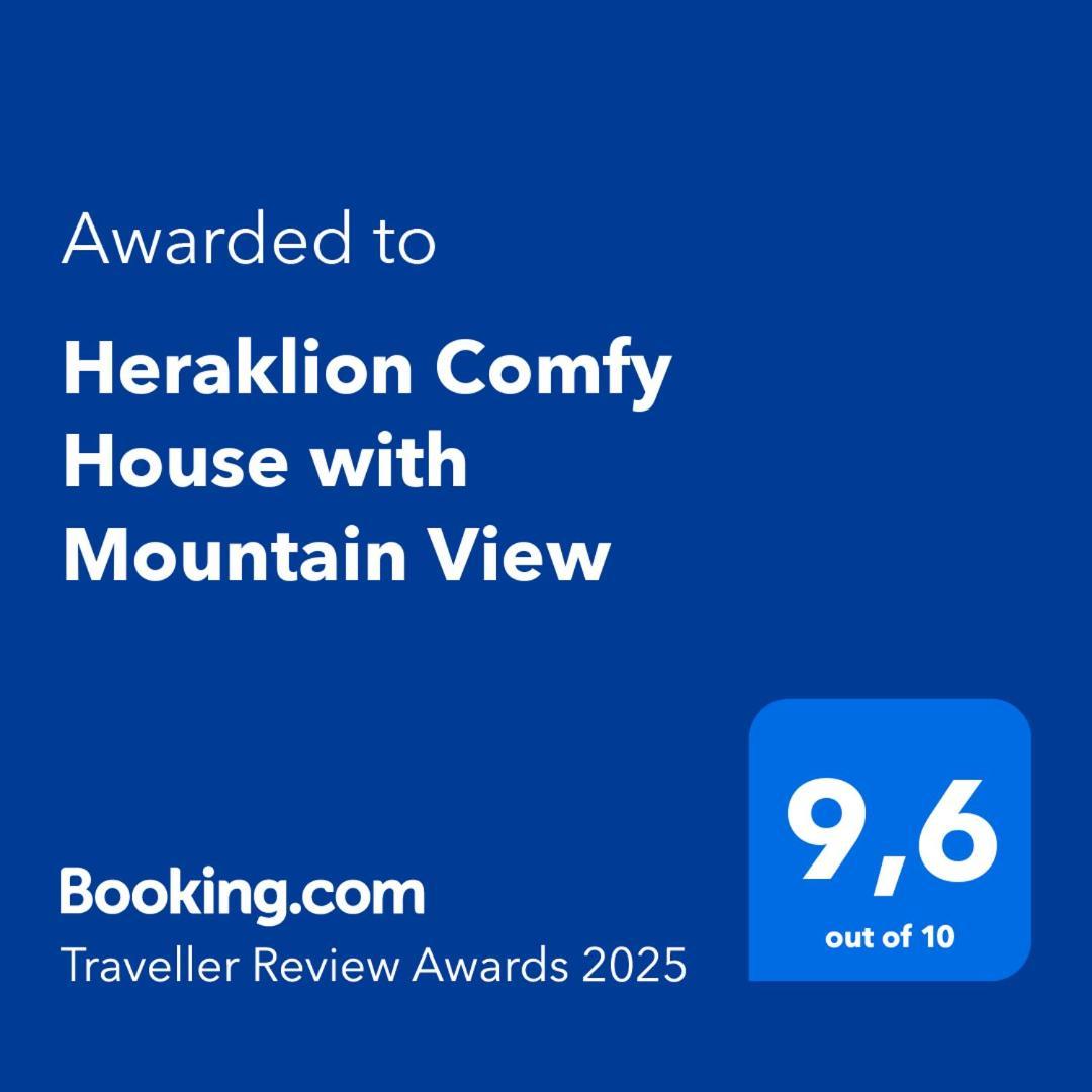 Heraklion Comfy House With Mountain View Zewnętrze zdjęcie